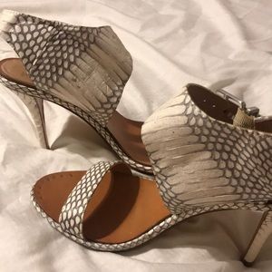 Vince Camuto snake skin sandals